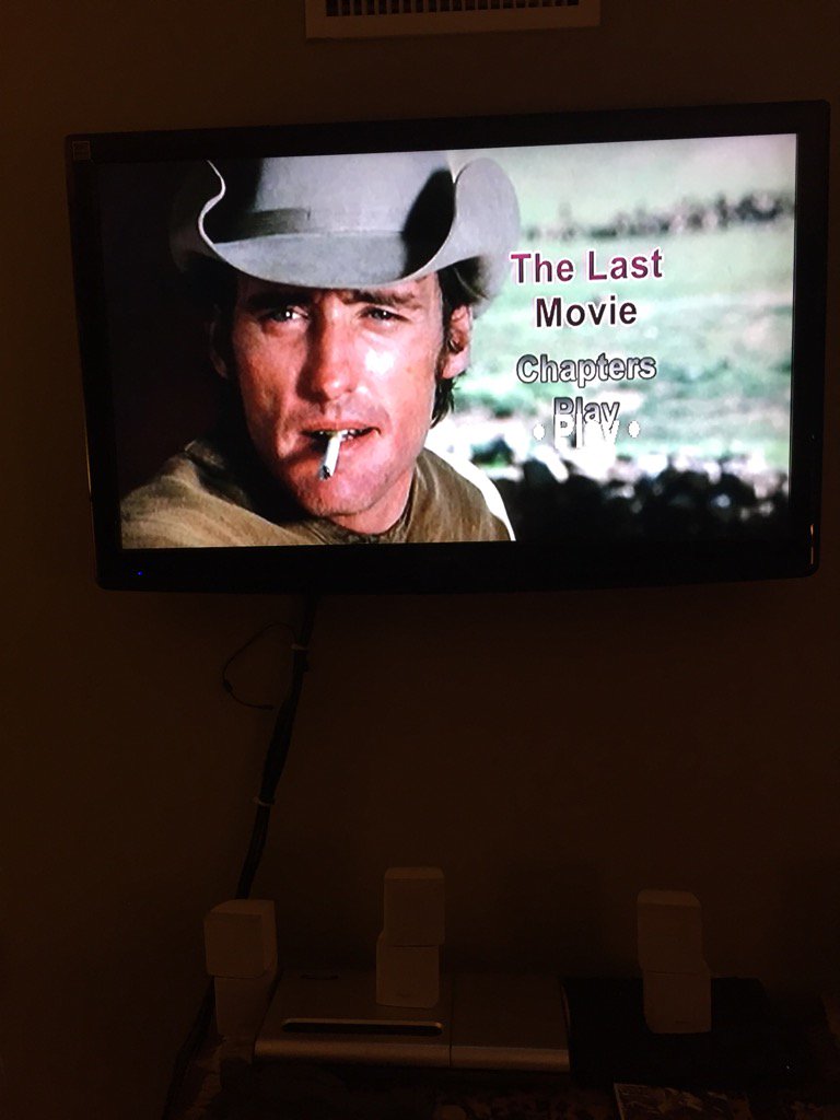 Happy birthday screening of \"The Last Movie\" to the Dennis Hopper. Unique. Original. Fearless. 