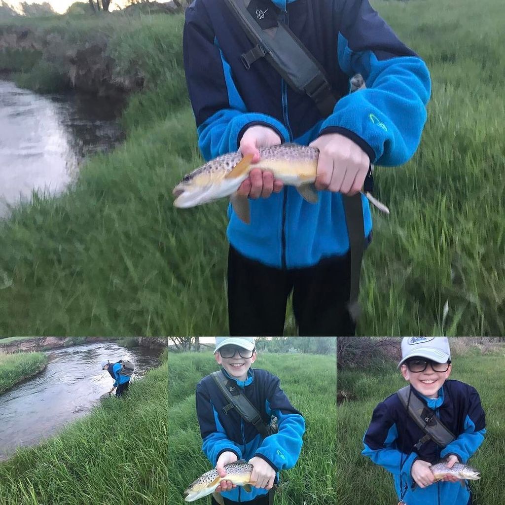 kaciejo's tweet photo. Those were very handsome #browntrout said my son. Some birthday fun #flyfishing with my now 12 year old. #tightlin… https://t.co/CWBW7v5IN3 https://t.co/4qt7JdGhPU