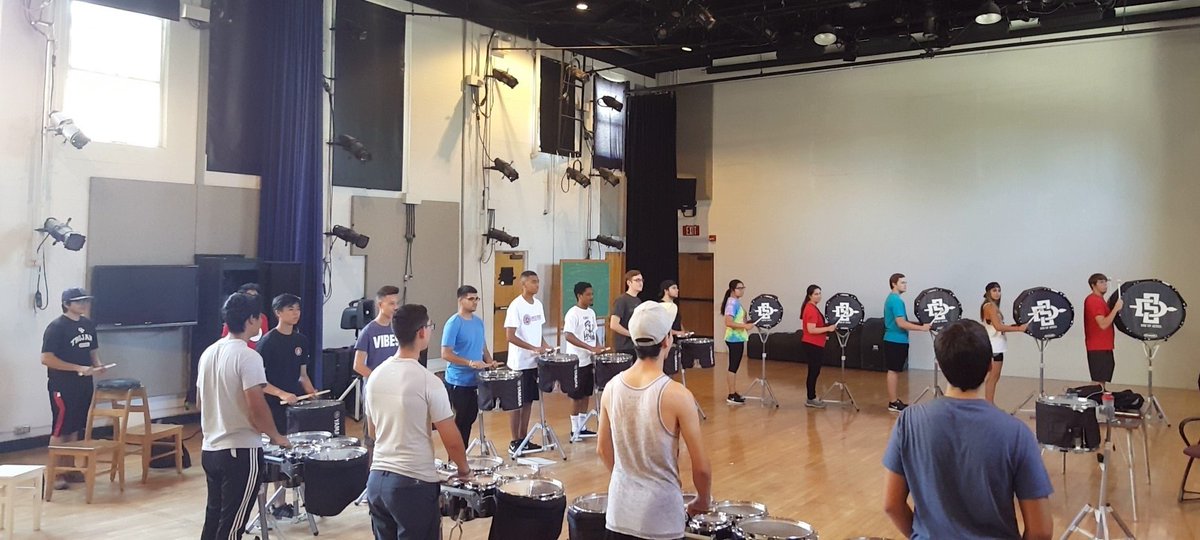 SDStateofSound's tweet image. And so it begins... Going to be a great year! @marchingaztecs @YamahaPerc @SABIAN_Vault @EvansDrumheads @promarksticks