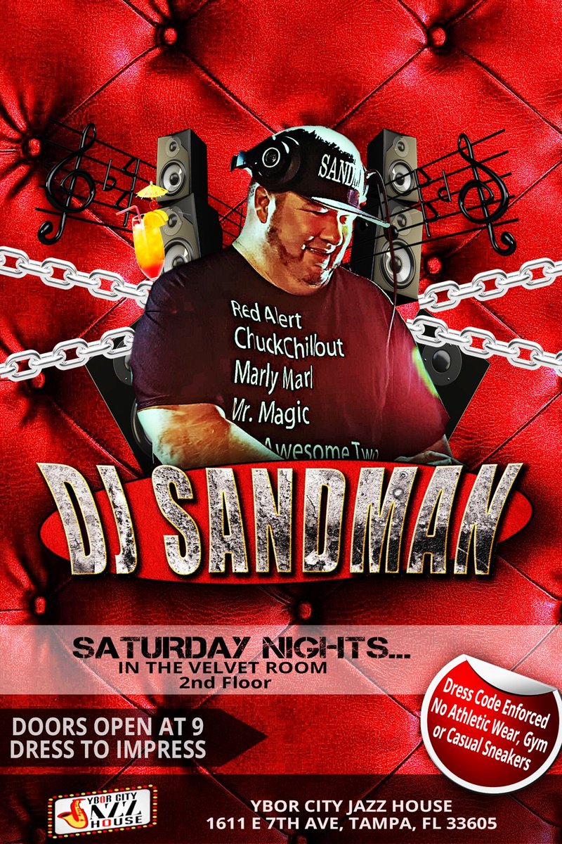 djsandman813's tweet photo. Only place in #Tampa to party tonight... #thepacetobe ~ #YborCityJazzHouse 
Im on 2nd floor and the homie #djvalore on rooftop https://t.co/VEPPDgamex