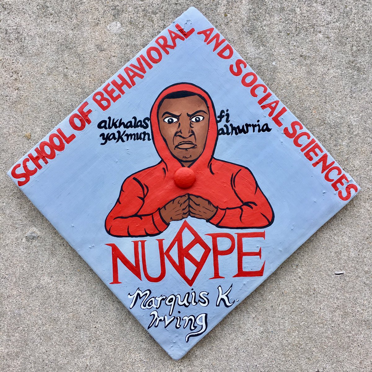 isaplzz's tweet photo. Custom grad caps by ya girl #ISAPLZZ shout out to these graduates 🎉 #msu2017 https://t.co/NVAuEwLAVA