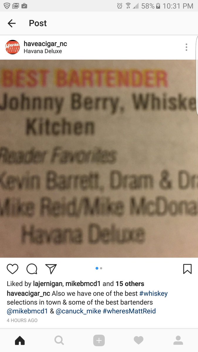 WeLoveMattRead's tweet photo. This is ridiculous #justiceformattread #bestbartender #Raleigh @HaveACigar_NC https://t.co/lCIDZb2Y18
