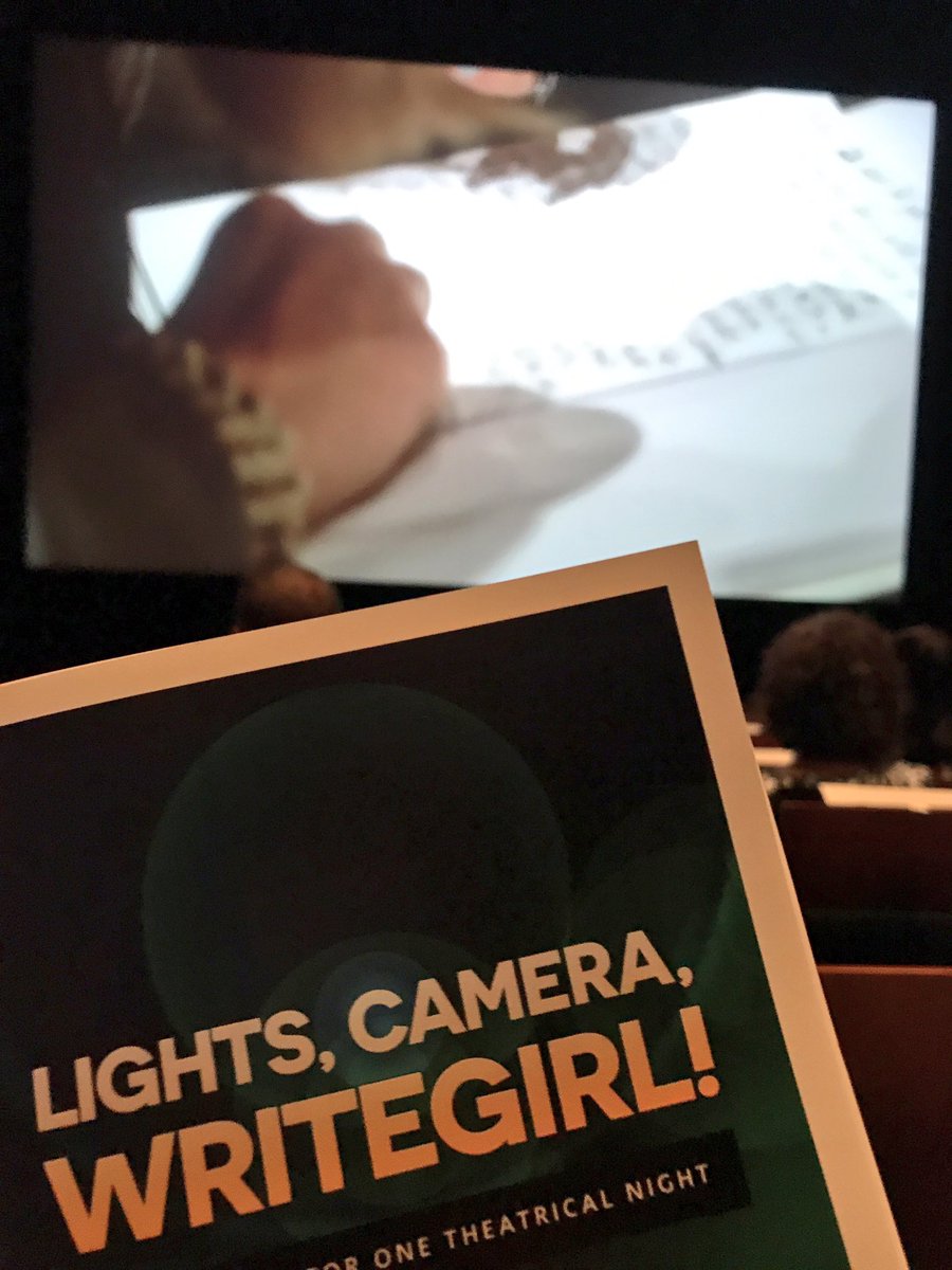 StefWoodburn's tweet photo. Excited @WriteGirlLA #LightsCameraWriteGirl #300girlsperyear #100%gotocollege #thousandsofalumni #getit ✨✏️👏 https://t.co/5UTgUOCz01