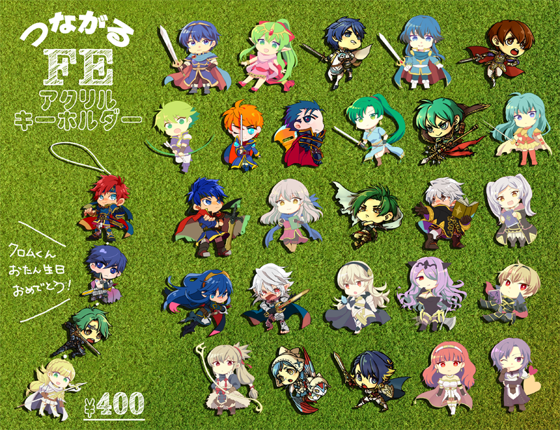mopara_funky's tweet photo. 5/28刻印の誇り/６号館ム12bボサノバファンヒーターにてつながるFEアクリルキーホルダー頒布します。好きなメンバーで繋げることができます。 
P-タロウ、撃墜数、死因えび、みらこ作(敬称略)です、よろしくお願いいたします〜！ https://t.co/O0JGcdx7WC