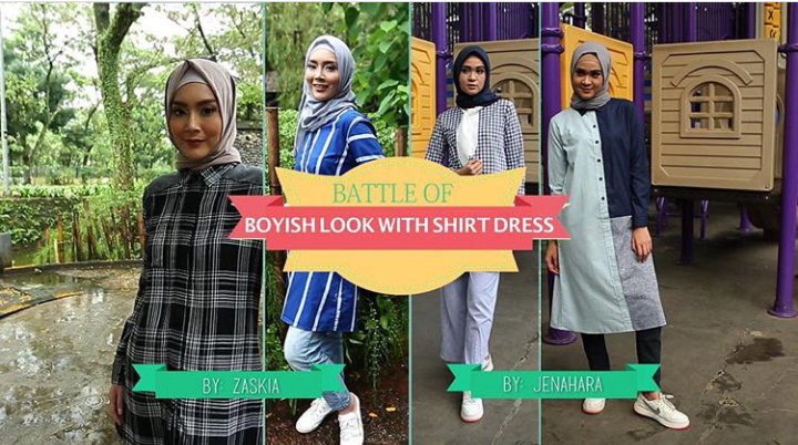 MynameisZakkiya's tweet image. #fashionreview#fashionbatle kali ini aku #teamzaskia coz lebih simple tp looknya te"p keceh 😍😍