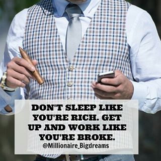 ireallyneedacom's tweet photo. Reposting @millionaire_bigdreams:
Don't sleep like you're already rich. Wake up and work like you're broke. - https://t.co/vzyH3FU9Mm
