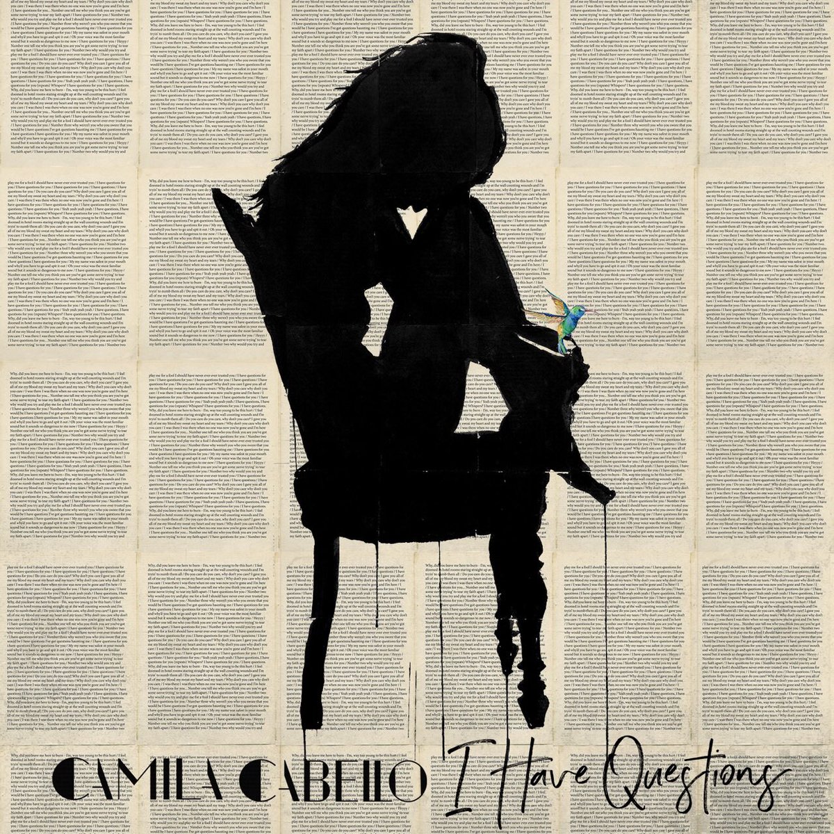 Camila_Cabello's tweet photo. 'I Have Questions' comes out tomorrow at noon 😢😢❓❓❓⁉️‼️‼️‼️ https://t.co/bHhq4SBolY