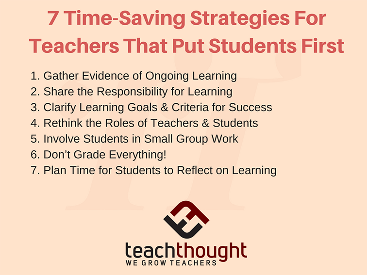 Find the time:  7 Time-Saving Strategies For Teachers That Put Students First - buff.ly/2qIaNBX