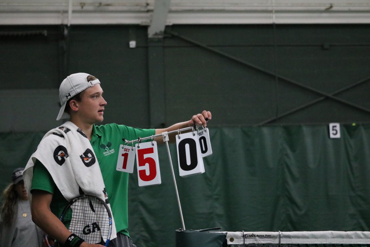 nddons's tweet photo. On 5/20 @ndcp_tennis Varsity player Nicholas Hebda ‘18 qualified for State (5/25)! He’s in the Sectional Championship on 5/22. #GoNicholas https://t.co/48XVkDmcCc