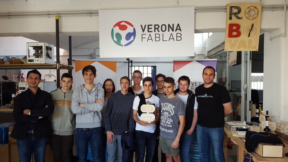 #Primoclassificato #GaraSpeed #roboval17 <a href="/veronafablab/">veronafablab</a>