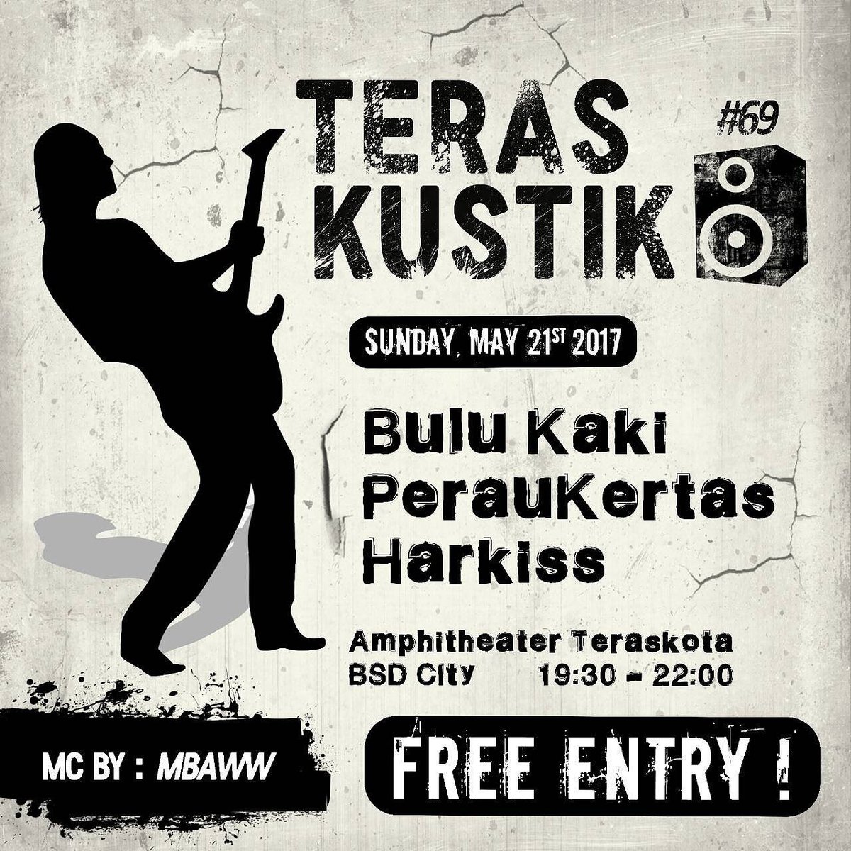 Malam ini di teraskustik #69 Amphiteater <a href="/TeraskotaBSD/">Teraskota BSD</a>
