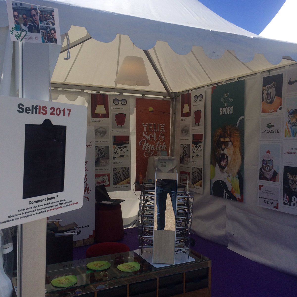 MauriceFreres's tweet photo. Comme Pauline Parmentier @ppauline86, passez nous voir et faites votre photo sur notre borne social shopping !#IS17 https://t.co/m0s9bMbpXr