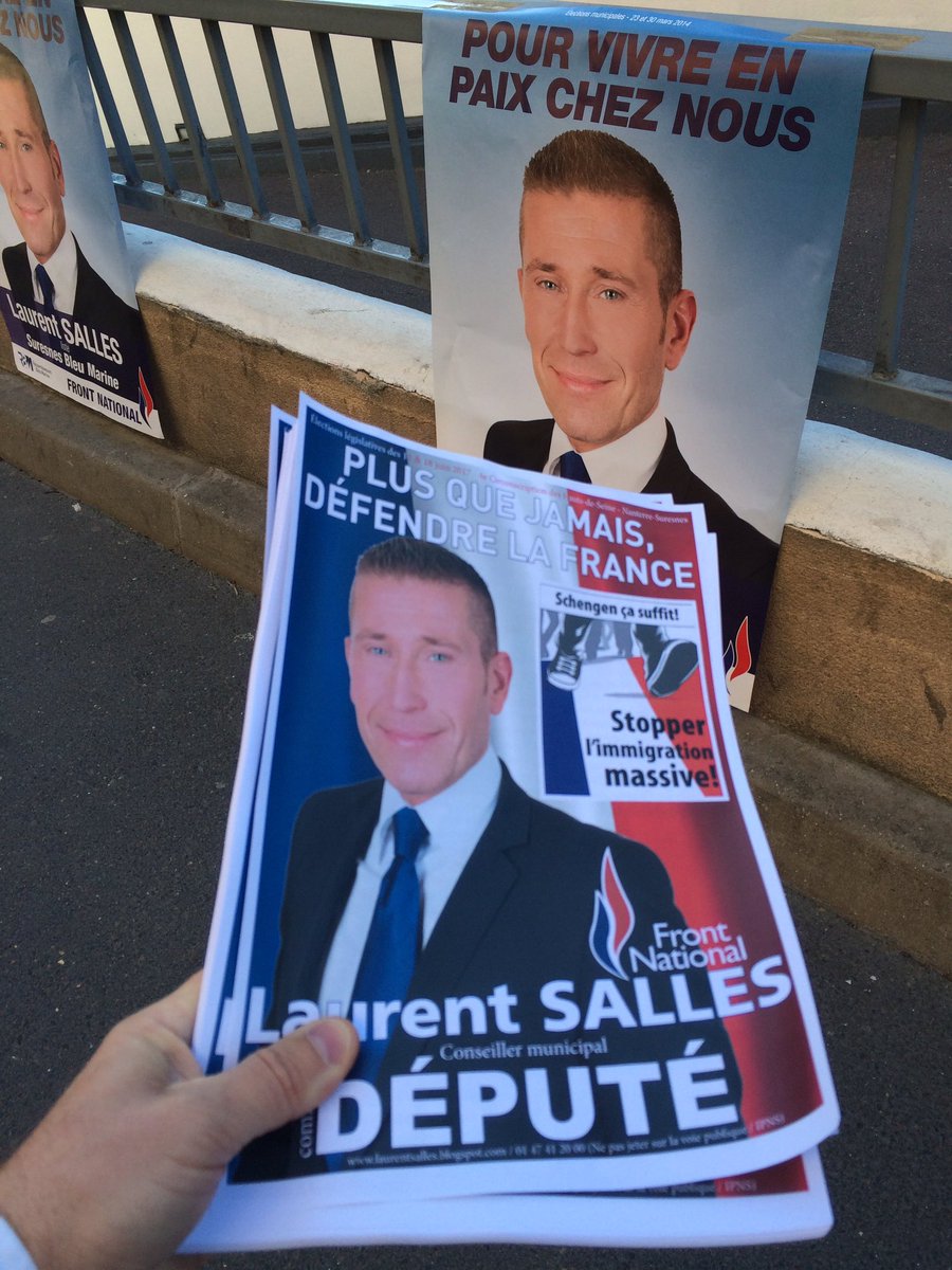 RNational_92's tweet photo. Dans la #Circo9204, tous mobilisés avec Laurent Salles pour offrir à #Nanterre &amp; #Suresnes 1 député patriote!
#Legislatives2017
#FN
#FN92 https://t.co/YwGkVRvq6T