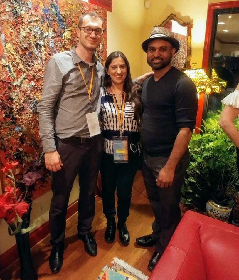 Sephardic_in_DC's tweet photo. Party with @WJFF founder Aviva Kempner. Join Irene Orleansky for #BalEj 5/21. Met Maria Zreik actress #BetweenWorlds https://t.co/d1734tNxqt https://t.co/TlbfB88GH0