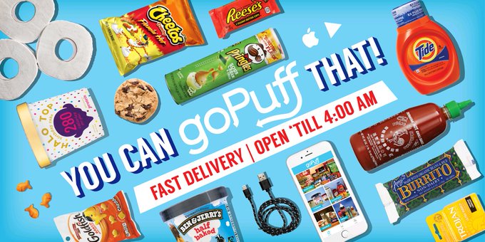 Delivering Snacks and Ice Cream in 30 minutes. Hello @gopuff.  https://t.co/hWUxkAR37y https://t.co/<a href="/tag/onmfc"class="tags"><span>#onmfc</span></a>
