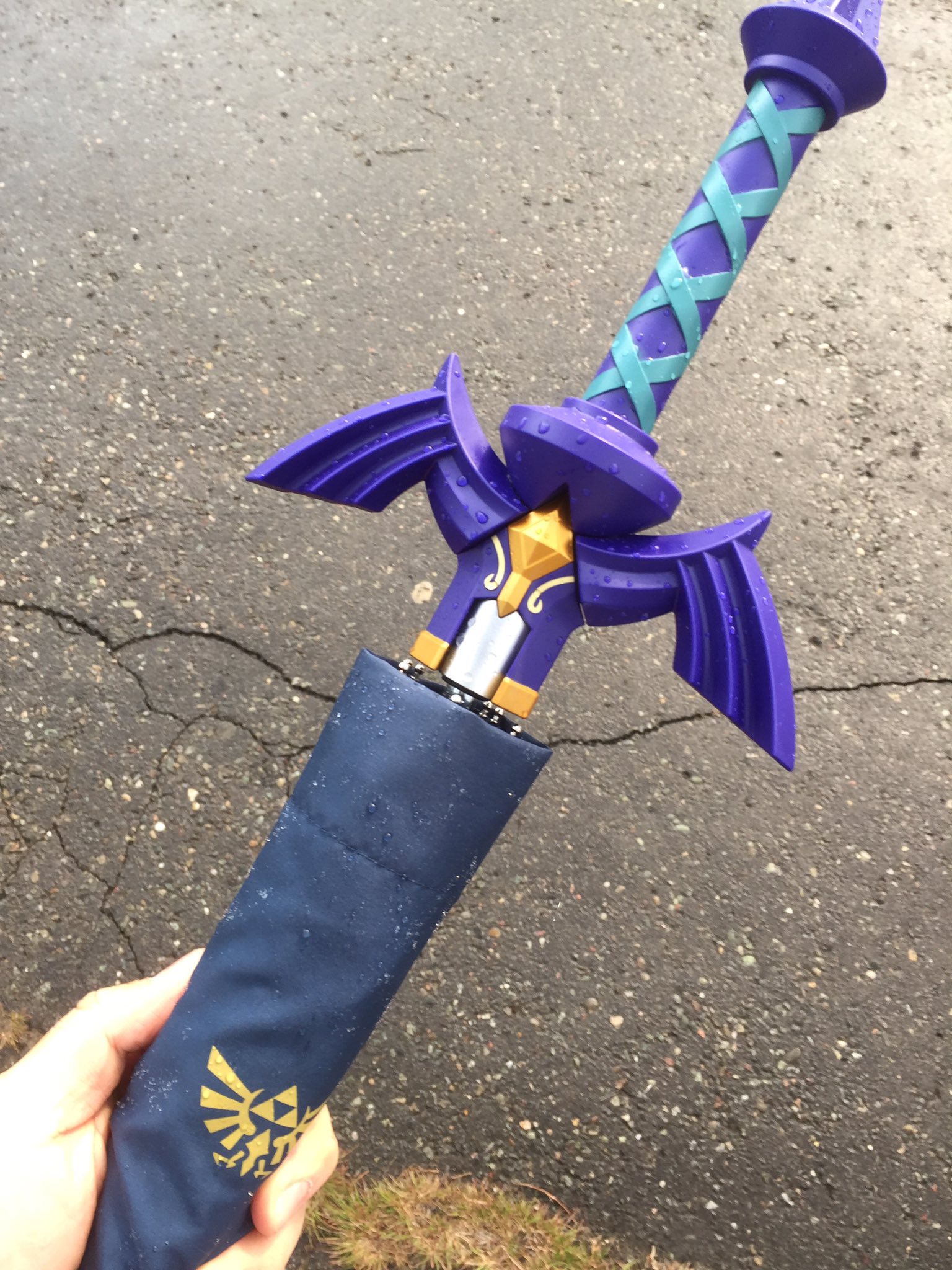ゼルダの伝説 マスターソード折りたたみ傘- ゼルダの伝説 マスターソード折りたたみ傘-