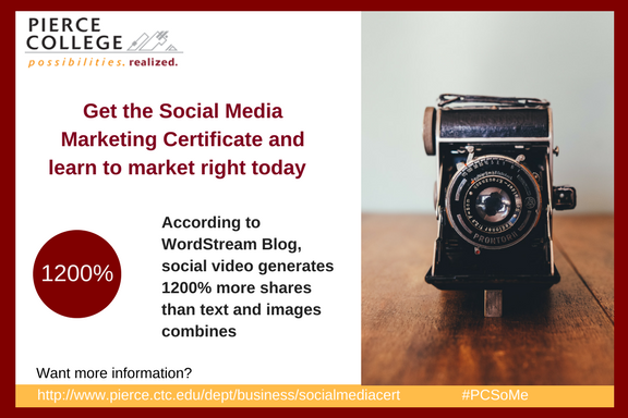 JustCallMeSaiko's tweet image. Online marketing is embracing the opportunities of video! Learn to market right @piercecollege today #PCSoMe