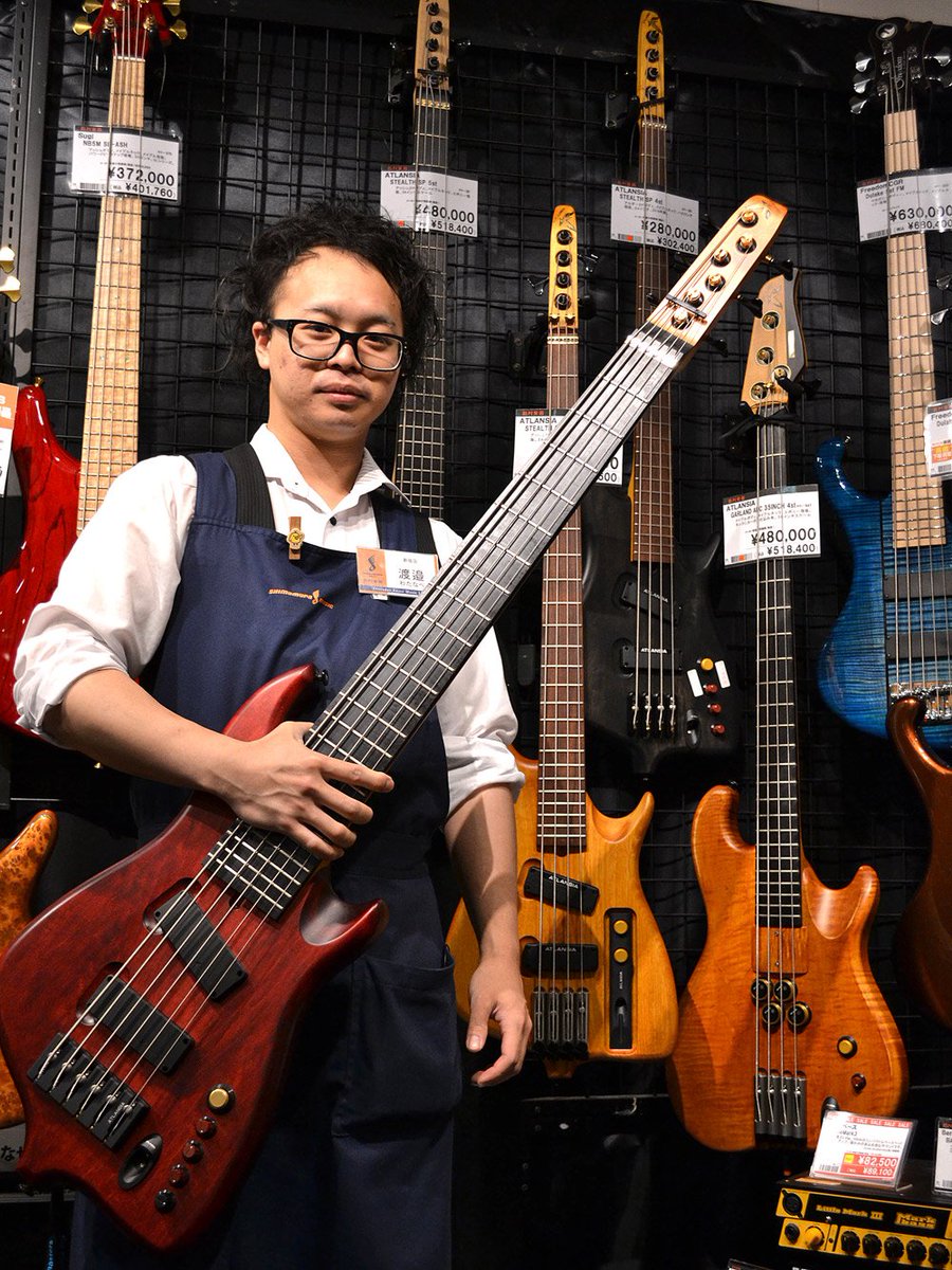 Japanese Monster Gear!!!!!!!!!!!!!! ATLANSIAベース堂々の入荷。6弦
