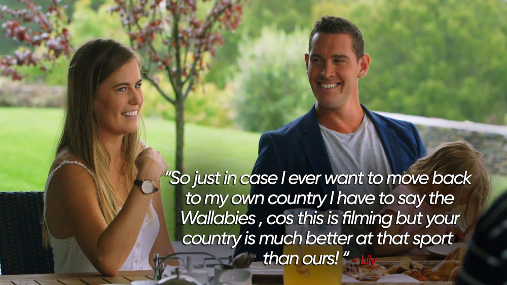 Good answer Lily! #TheBachelorNZ