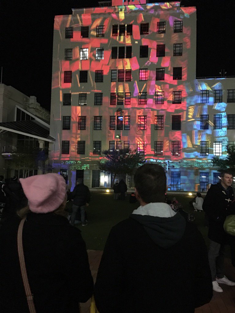 The #LookSeeWellington visitors exploring Wellington <a href="/wgtnlux/">LUX</a> @Wellington_NZ