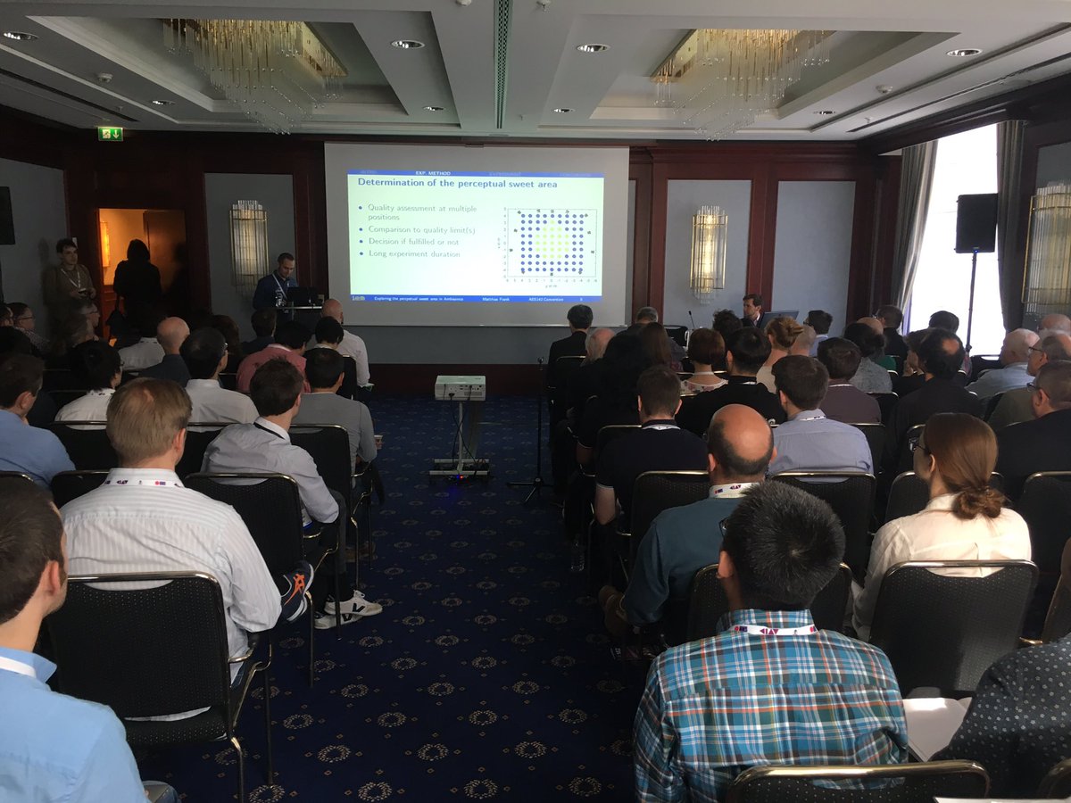 AESorg's tweet photo. #AESBerlin papers &amp; presentations  are happening, now - learn about the latest technologies &amp; techniques in audio engineering! #AESorg https://t.co/E5AWKjz5Su