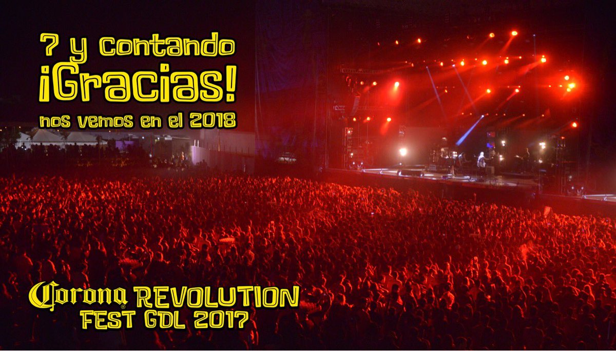 Revolutionfest1's tweet photo. Ustedes son los que hacen posible que el #CoronaRevolutionFest sea el festival musical más importante de Jalisco. https://t.co/1p3zpDILCy