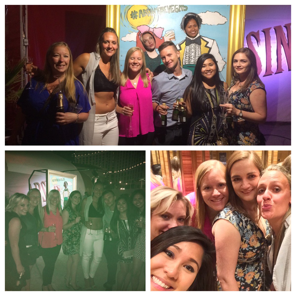 Noglett's tweet image. Vegas night 1....Absinthe &amp;amp; beyond! #RemasHen