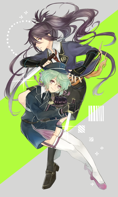 創作刀剣女士のtwitterイラスト検索結果