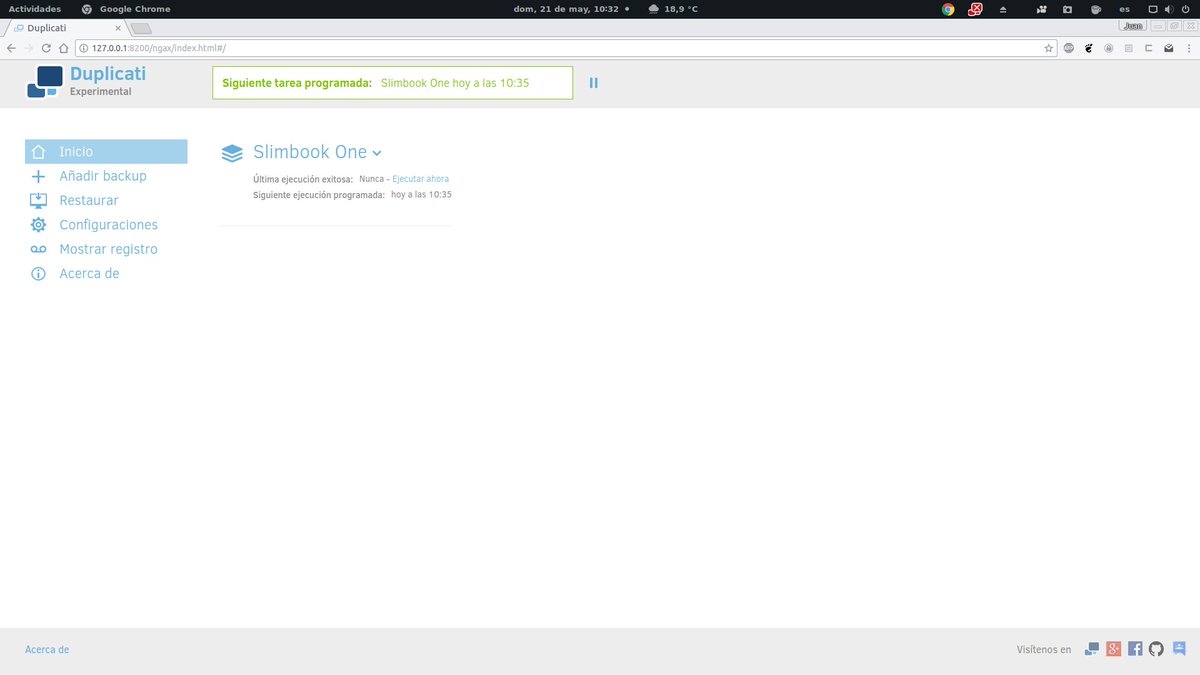 podcastlinux's tweet image. Gracias a @UnDiaUnaApp conozco #Duplicati
Crea tus copias de seguridad de manera sencilla.
Backup Mode On!!!! 🗄️🔐