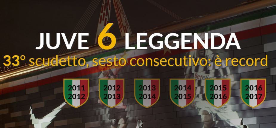 repubblica's tweet photo. #Juvex6 #Juvele6end #JuventusCrotone 3-0, 6° scudetto consecutivo, 33esimo titolo: mai nessuno come lei https://t.co/H6rWcRoL1Z https://t.co/8IfShKh30A