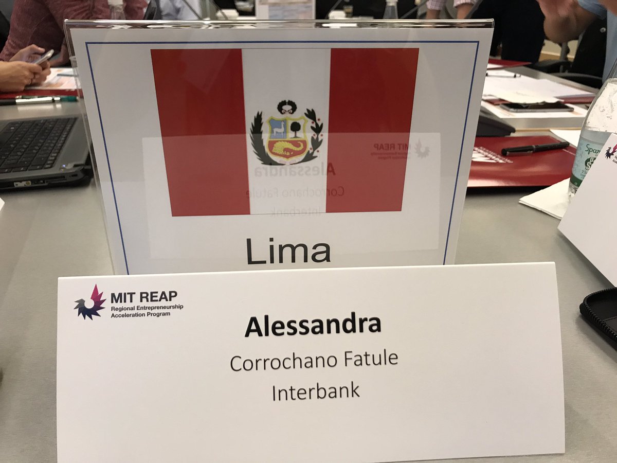 Ya empezamos! MIT REAP action phase 2! Acelerando la innovación y el emprendimiento en el Perú! <a href="/MIT_REAP/">MIT Regional Entrepreneurship Acceleration Program</a> <a href="/interbank/">Interbank</a> #mitreaplima
