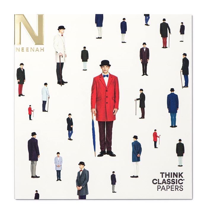 NeenahPaper's tweet photo. We are at #NSS2017 showing off our new CLASSIC Papers revision & other paper goodies! Come see us in booth #2646. #ThinkCLASSIC https://t.co/yj8H6bT1Qm