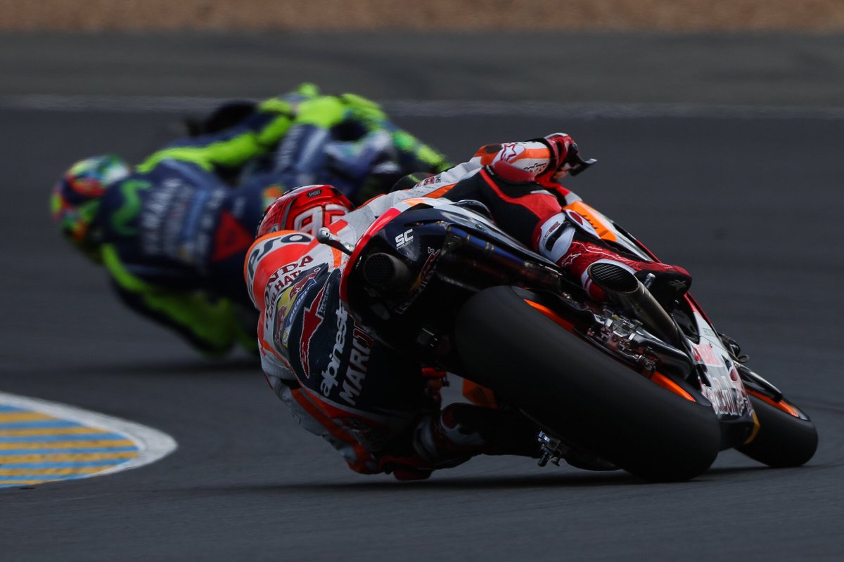 marcmarquez93's tweet image. Hoy hemos cometido un error, pero volveremos más fuertes!! / Today we made a mistake but we'll be back stronger! #FrenchGP #MotoGP #LeMans