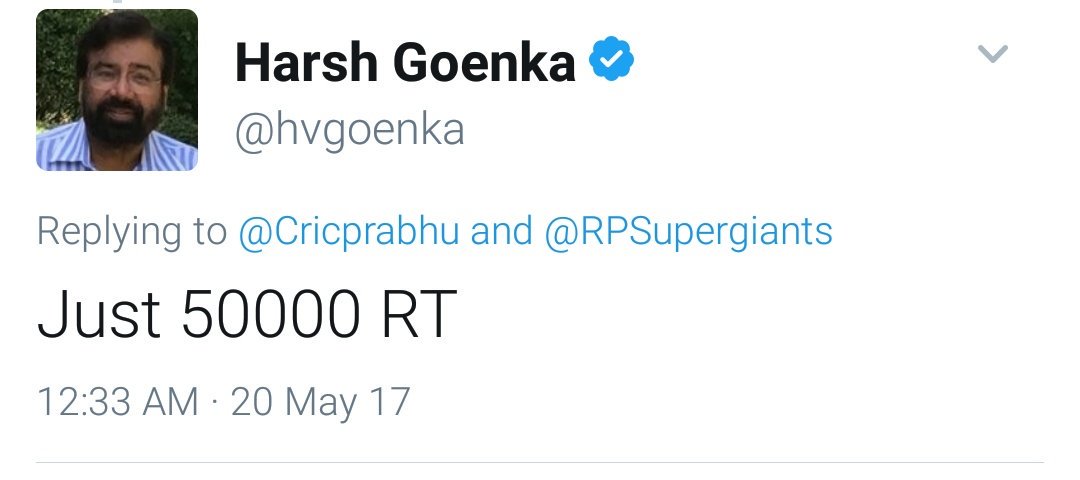 hemantbatra0's tweet photo. Need 50K Rts for a Signed bat of @RPSupergiants RTs #Help
#RPSvMI 
Cc @hvgoenka https://t.co/c0Yw5OpAEH
