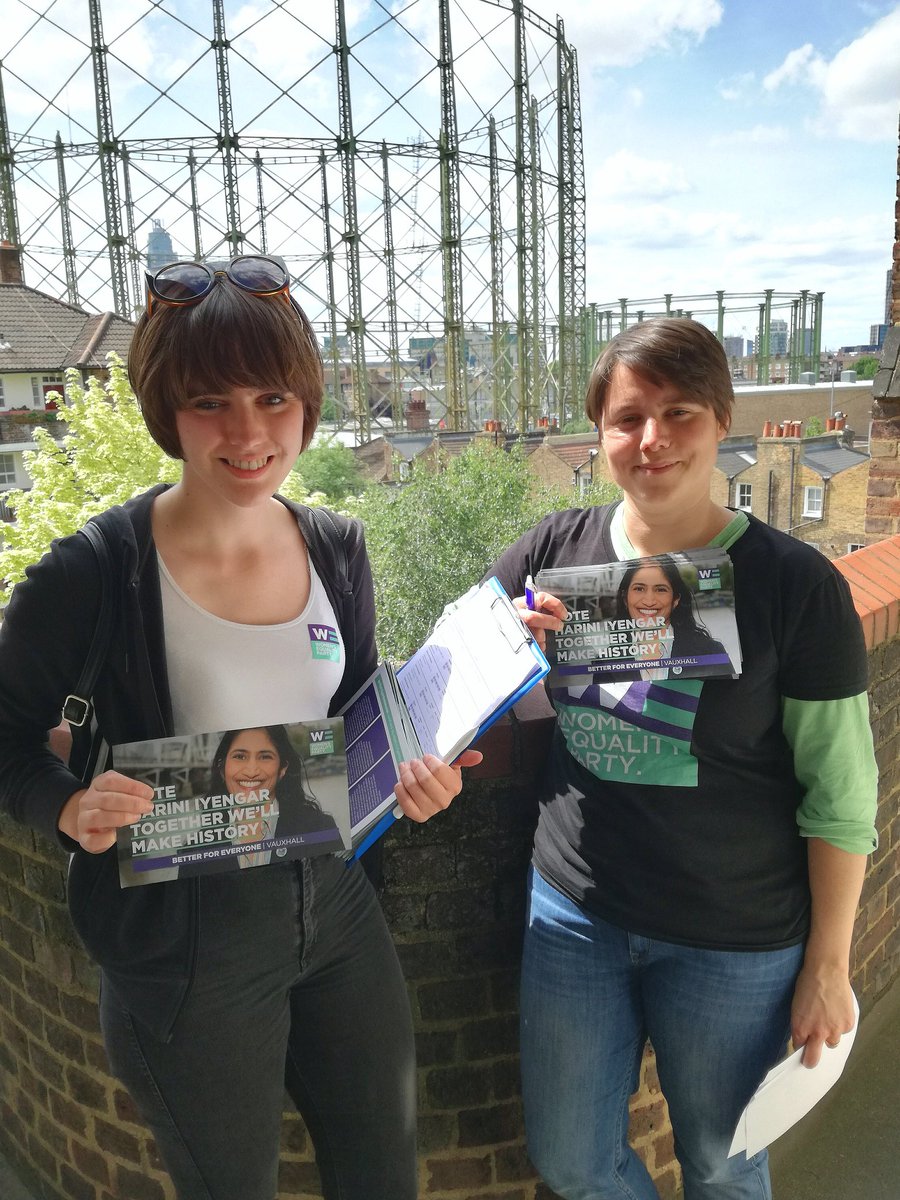 Vote @Harini_Iyengar in #Vauxhall @WEP_UK @WEP_Lambeth Great convos on the doorstep - lots of ppl excited about #doingpoliticsdifferently