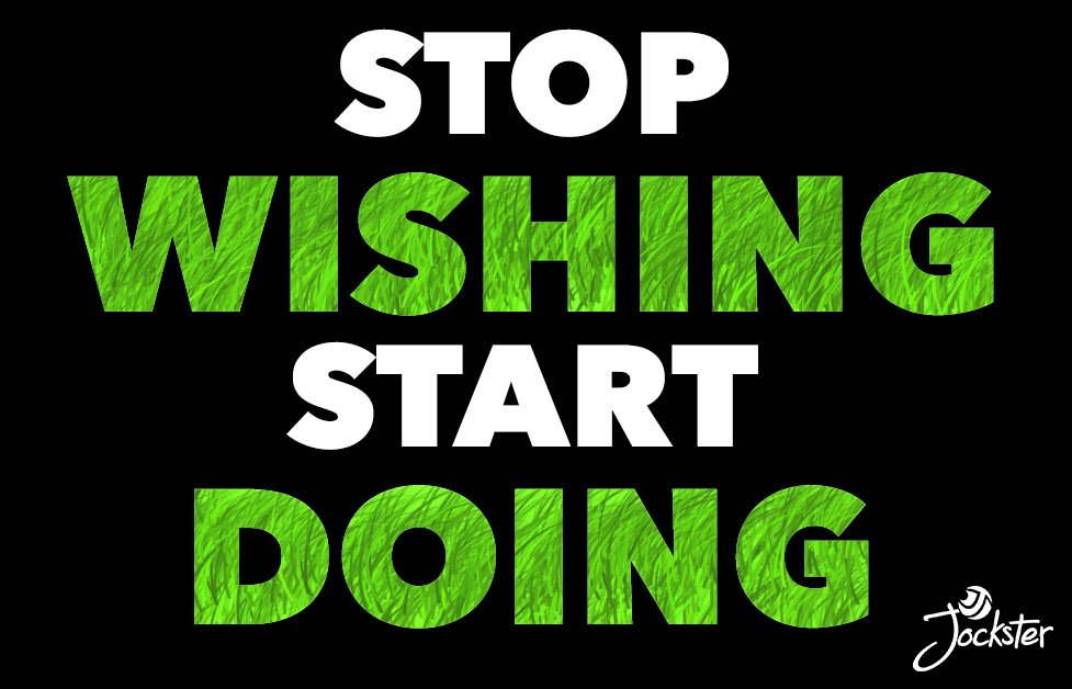 GetJockster's tweet photo. Stop wishing and start doing! #hardwork #fitness https://t.co/0qZzi5hJM4