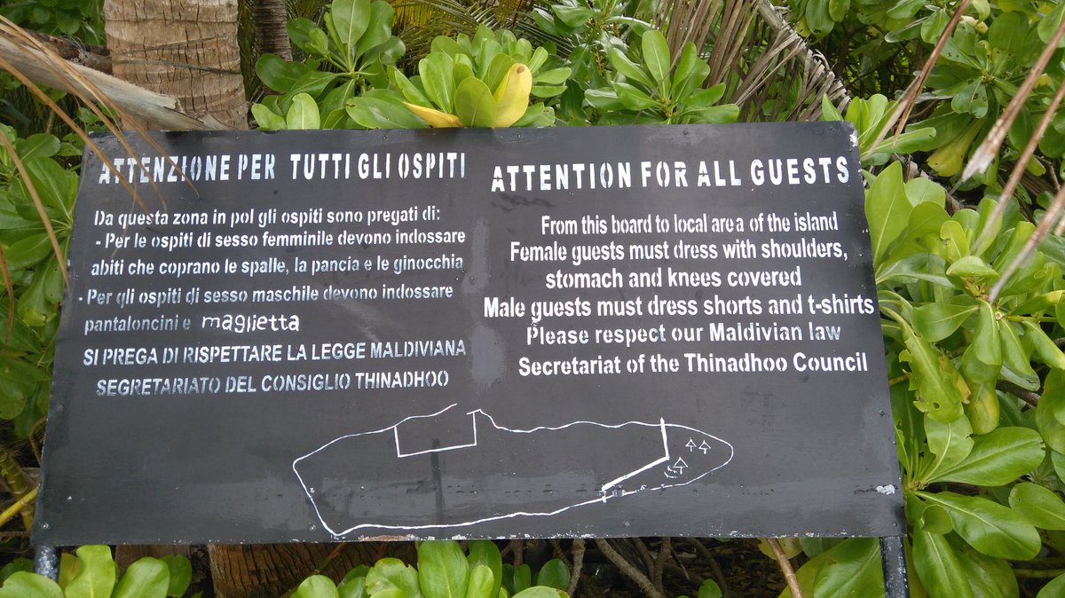 QuitPackGo's tweet image. Did you know? Wearing a bikini is only allowed on certain parts of the public islands in the Maldives #Maldives #travel