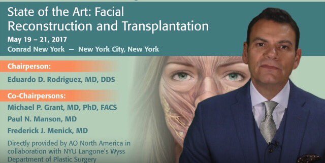 DrRodRohrich's tweet photo. Congrats to Dr Ed Rodriguez  @NYU for a highly successful state of the art #face transplantation and reconstructive #plasticsurgery meeting https://t.co/7AEBWyuz8h