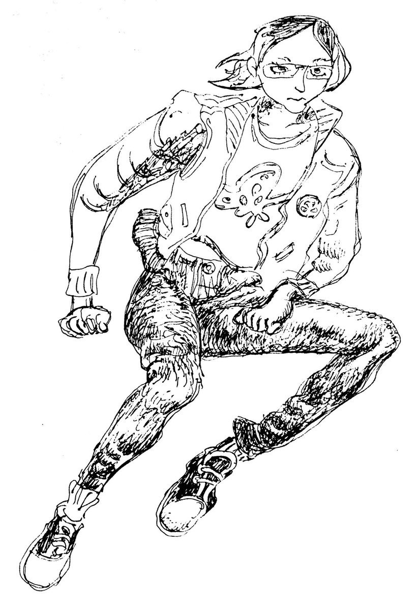 Edgy superhero teen who can turn invisible but only in the most grotesque way possible 