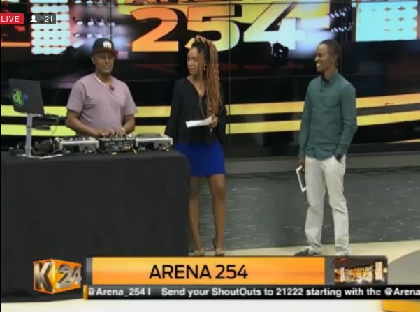 Send your shout outs to your loved ones on #Arena254 @Arena_254 @Remmymajala @charliekarumi and tell us where you watching from @DjSlim254