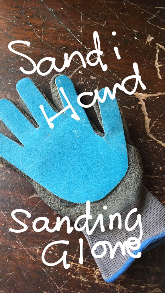 homerevivals's tweet photo. #sandihands #sanding glove #prepmadeeasy #diy #upcycledhour #upcycling #furniturepainting #distressing #woodwork #prep https://t.co/kiUMg9GSgY