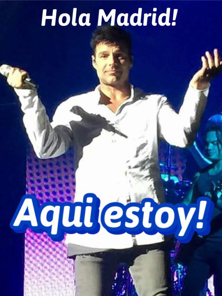 marietaologeanu's tweet photo. #Bien venido #jefe @ricky_martin @RMwebteam @rmeliteespana @marietaologeanu #llegolafiesta #boribello #HalaMadrid🌹🌹 🎉🎉💃💃💃💞💞💞😘😘😘 https://t.co/HLXnrO3Ke8
