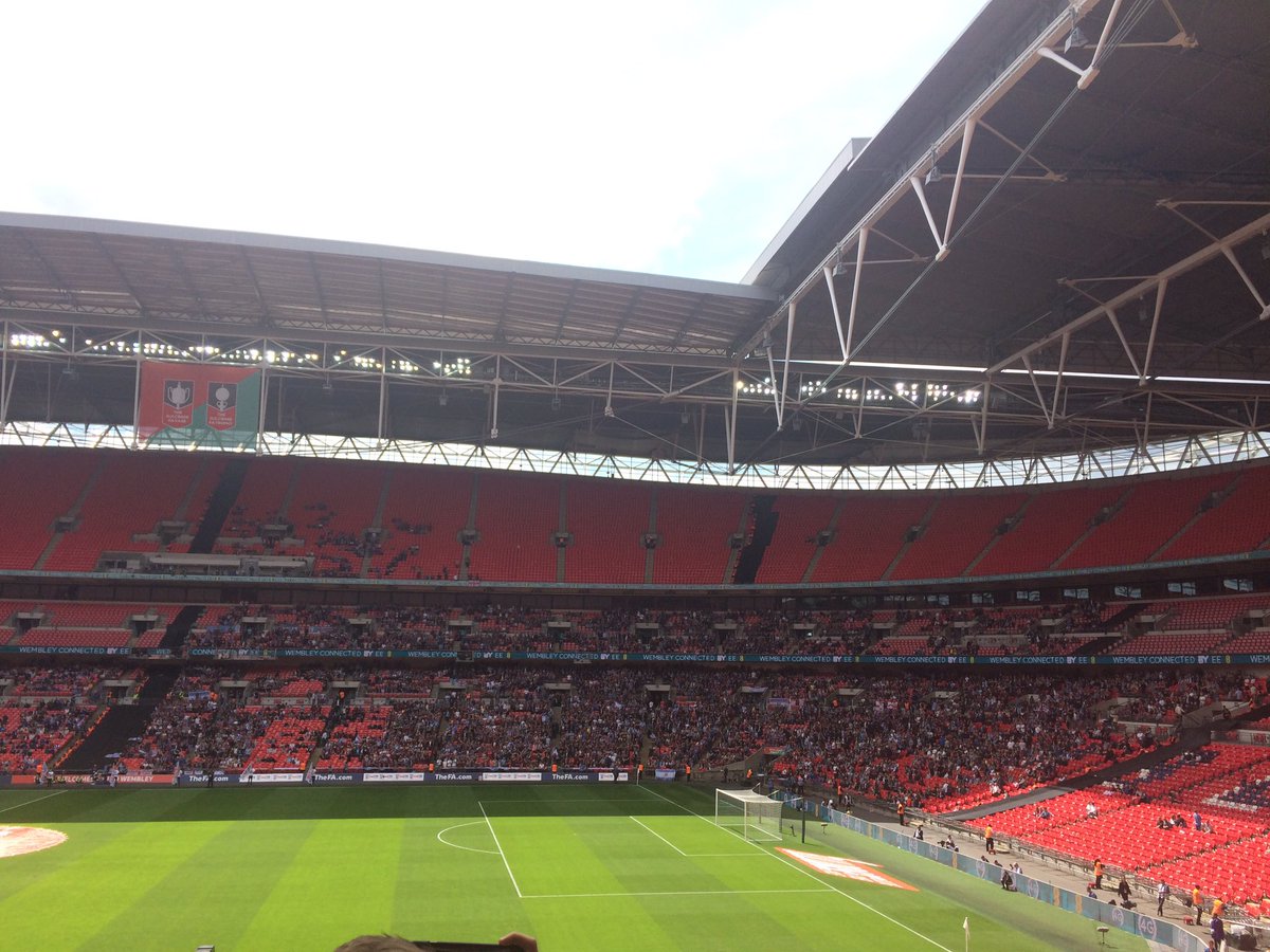 The <a href="/SouthShieldsFC/">South Shields FC</a> fans who have made the trip to <a href="/wembleystadium/">Wembley Stadium</a>