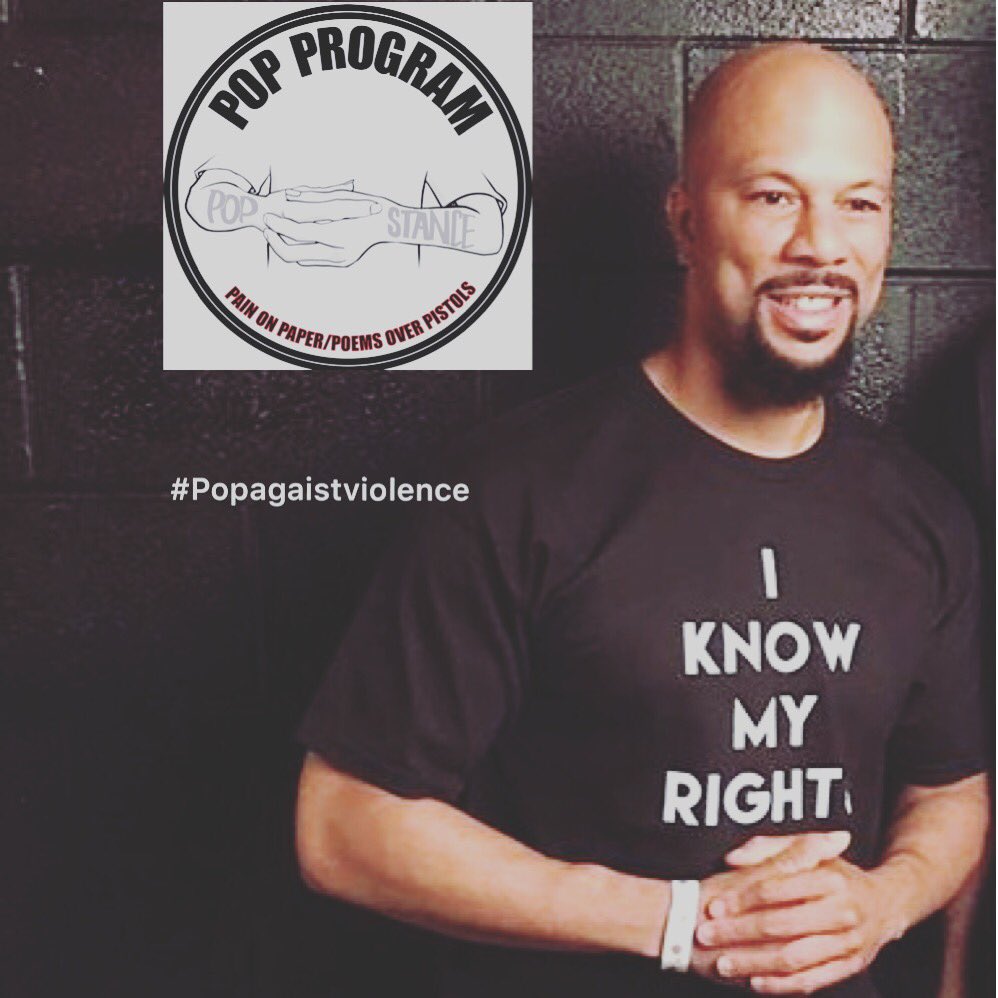 PezoJohnson's tweet photo. The POP Stance is the first method in the POP Program. Salute to @common for being a real one to reach back to the youth#popagainstviolence https://t.co/UQo1pl81Q9