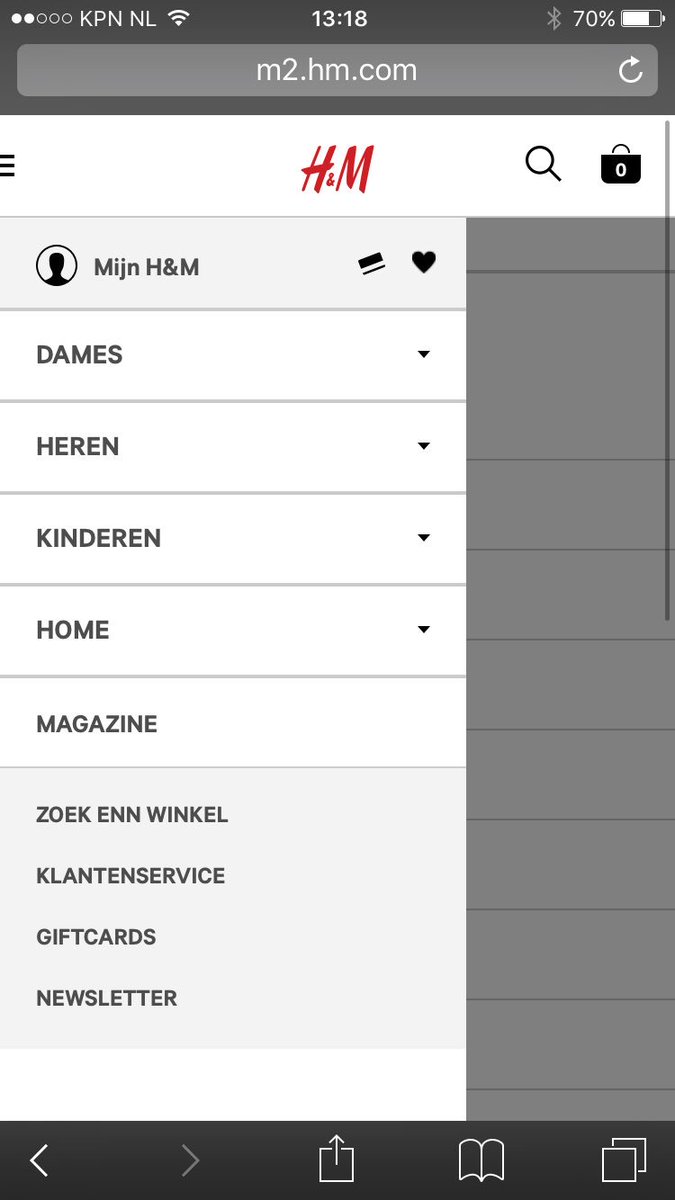 inspiringshops's tweet photo. @hm @hmnetherlands your mobile menu does not seem to work is it? https://t.co/pv6h5mpzMP