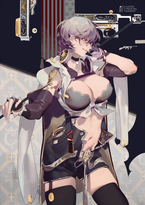 #少女前线# Playroom ver. Thompson &amp; Enfield 