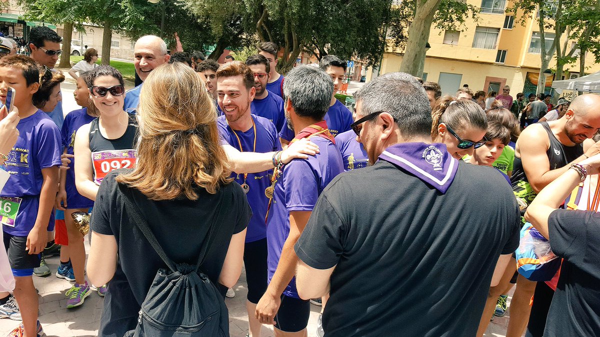 fran__san's tweet photo. #Deporte #Juventud y #diversion en la carrera  organizada  Scouts Vistalegre #murcia en las fiestas del Barrio @regiondemurcia @AdelaMCacha https://t.co/t8BCoA6DWc