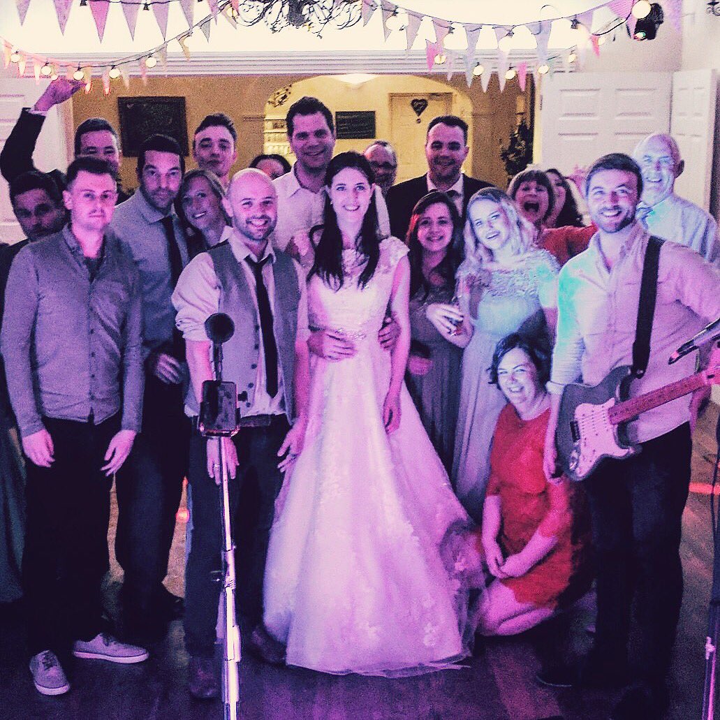 Bringsthenoise's tweet image. Last Saturday was without a doubt 1 of our favourite gigs to have played. Thank U Beth &amp;amp; Phil for having us be apart of your special day! 😊