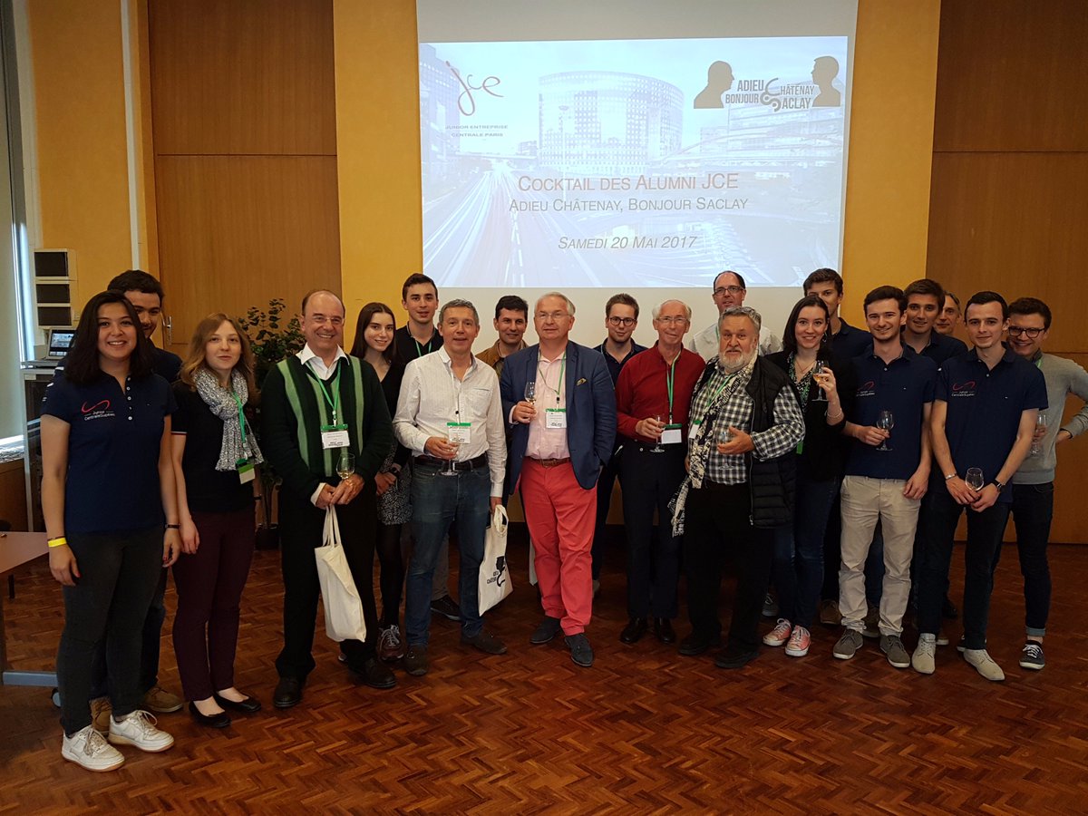 Cocktail des alumni de <a href="/JceEcp/">JCE</a> à l'occasion du grand rassemblement centralien Adieu Châtenay, Bonjour Saclay: l'occasion de parler avenir!