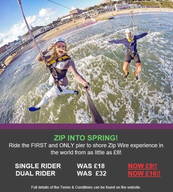 RockReef_UK's tweet photo. Just one week left to take advantage of our half price offers on climbing & zip wire! Book online https://t.co/Uuden3UR3z #pierzip #ktpr https://t.co/GErkGzEFXh